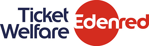 Logo Edenred, circuito welfare partner di Studio Quantum per l’utilizzo dei ticket benessere
